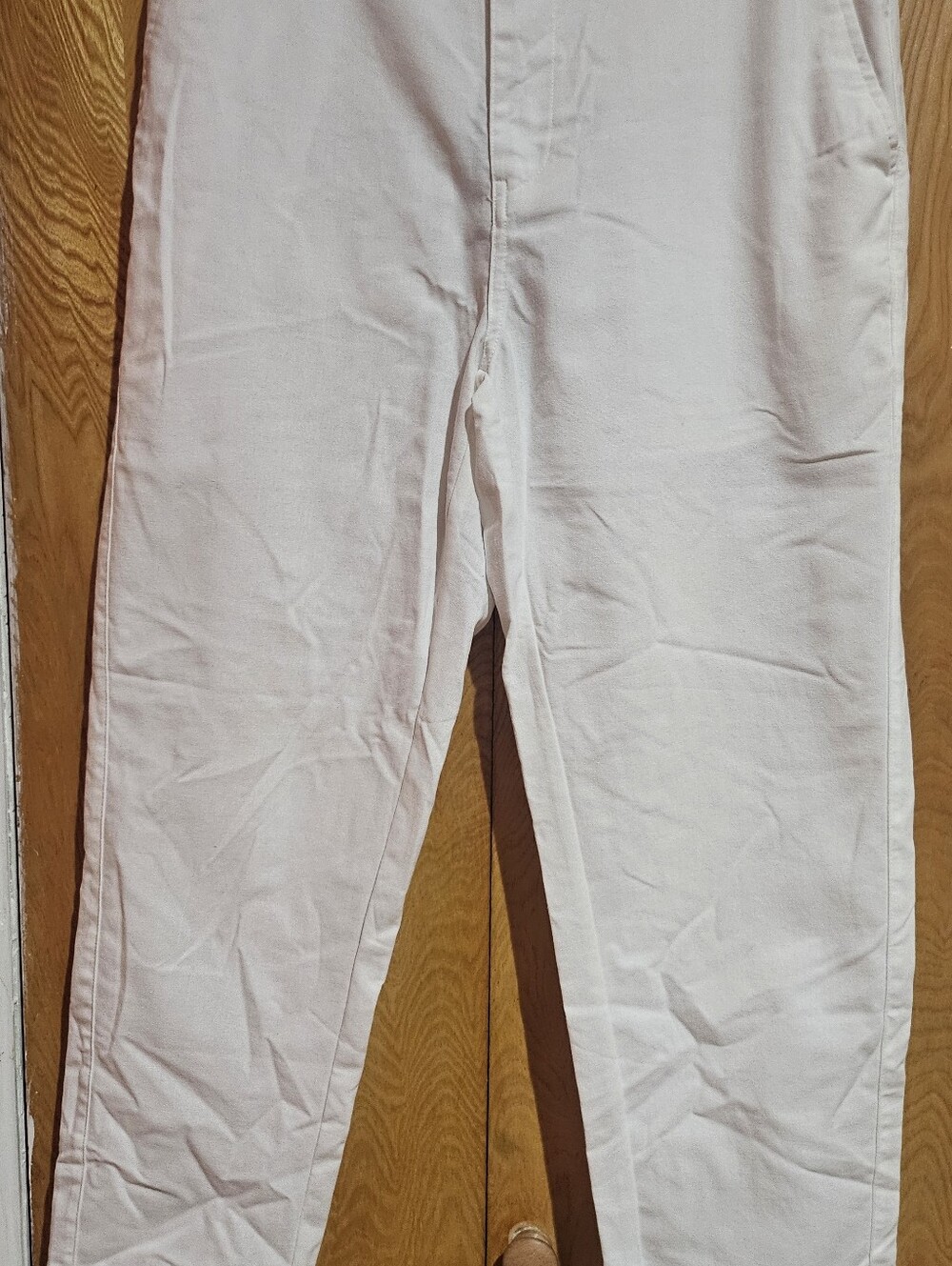 Men's White Chino Pants - Straight Fit Casual Trousers